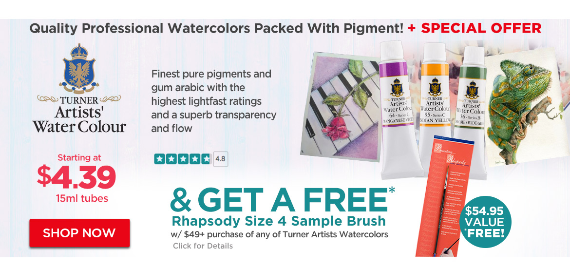 Turner Concentrated Professional Artists' Watercolors 