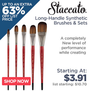 Staccato Long-Handle Synthetic Brushes & Sets