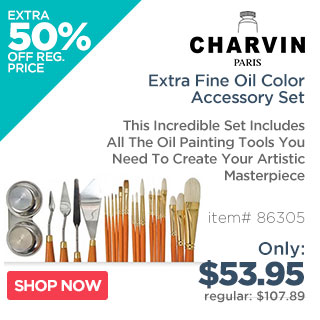Charvin Extra Fine Oil Color Accessory Set