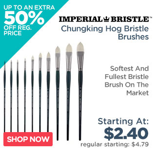 Imperial Professional Chungking Hog Bristle Brushes By Creative Mark