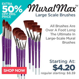 Creative Mark Mural Max Large Scale Brushes