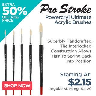 Creative Mark Pro Stroke Powercryl Ultimate Acrylic Brushes