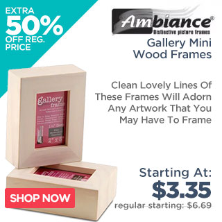 Ambiance Gallery Mini Wood Frames