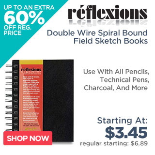 Reflexions Double Wire Spiral Bound Field Sketch Books