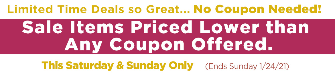 Savings So Great - No Coupon Needed