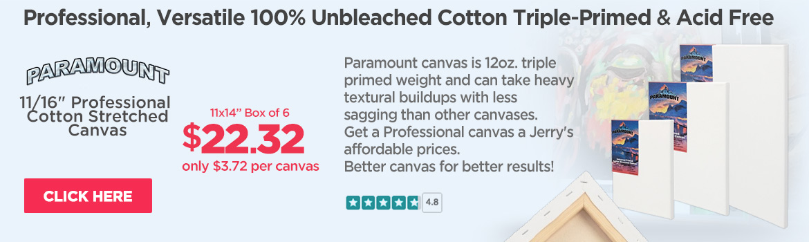 Paramount Cotton Stretched Canvas