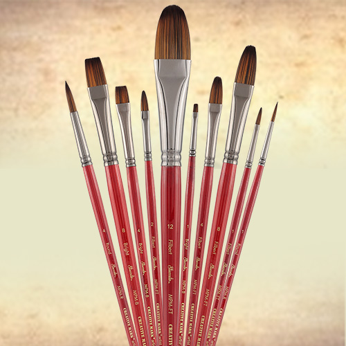 Staccato Long-Handle Synthetic Brushes & Sets