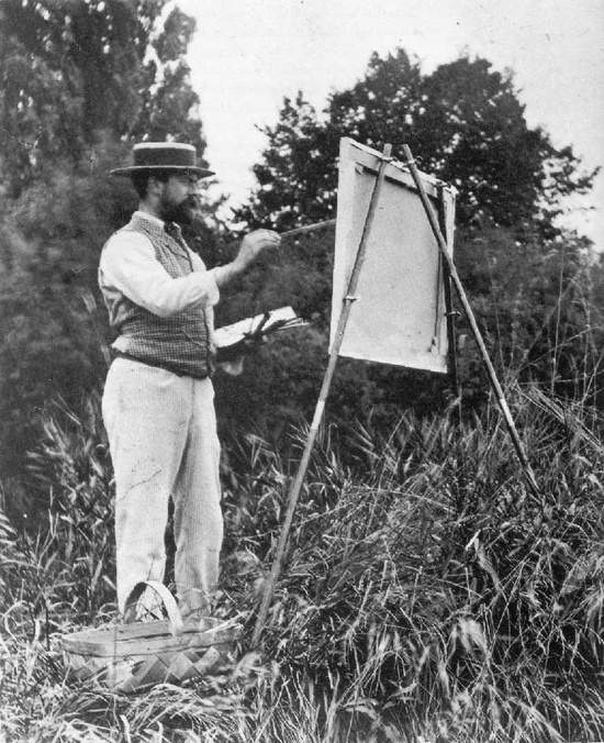 John Singer Sargent plein air painting.