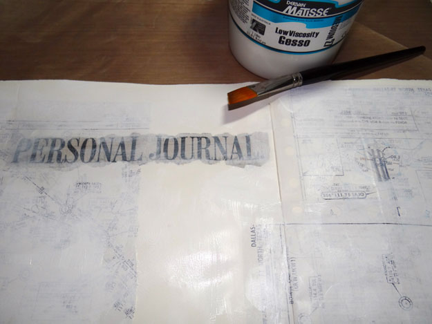 Step 2 Use Low Viscosity Gesso as a wash