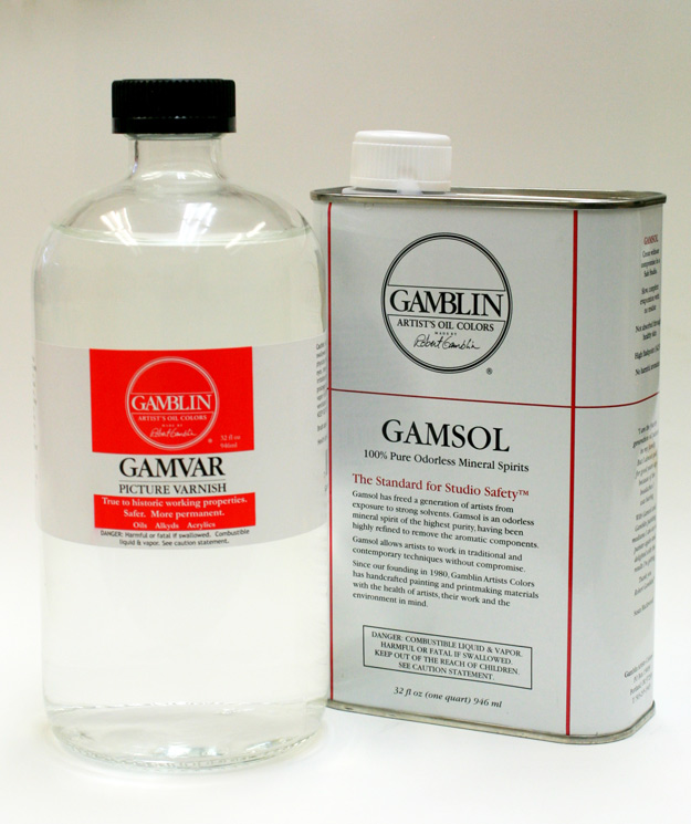 Gamblin Gamvar and Gamsol For Oil Painters
