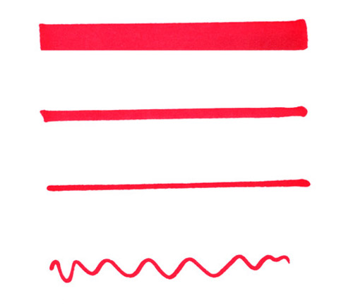 dual marker tips lines