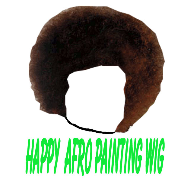 Bob ross clearance afro wig