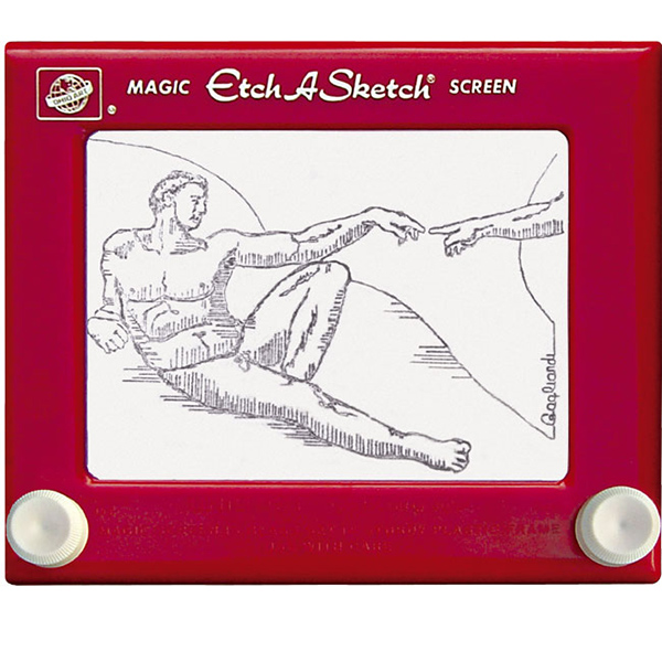 Etch-A-Sketch art