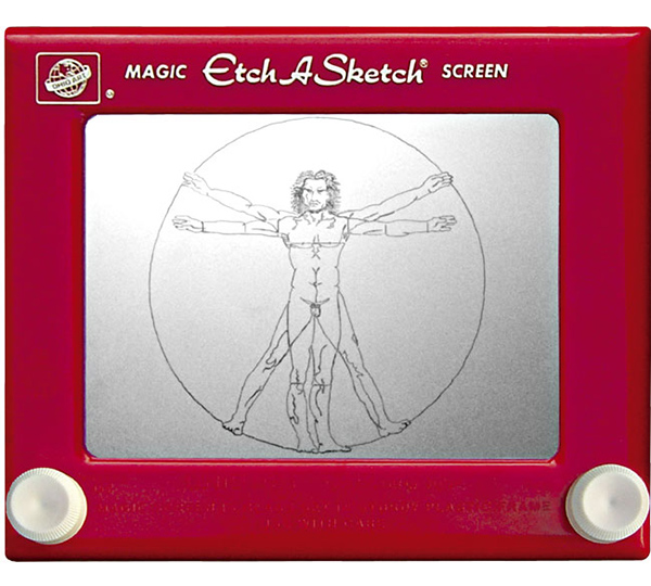 Artist goes viral for creating amazing Etch A Sketch drawings