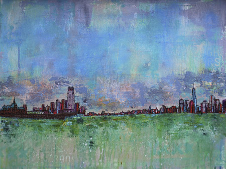 mixed media art by Nathalie Kalbach