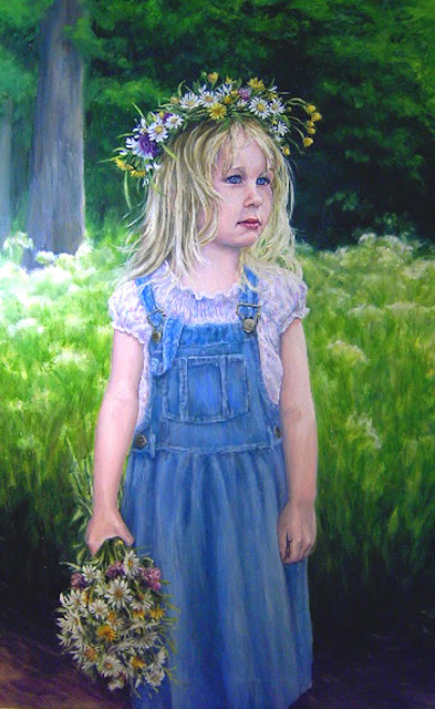 Mother Natures child in oils by Cheryl Whitestone
