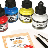 Discover Daler-Rowney Brushes, Inks, and Georgian Oils