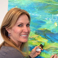 Painter Michelle Courier in Jerry’s Artist Spotlight