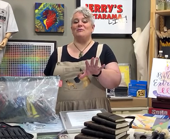 Jerry’s LIVE Episode 73- New Art Supplies & Materials at Jerry’s