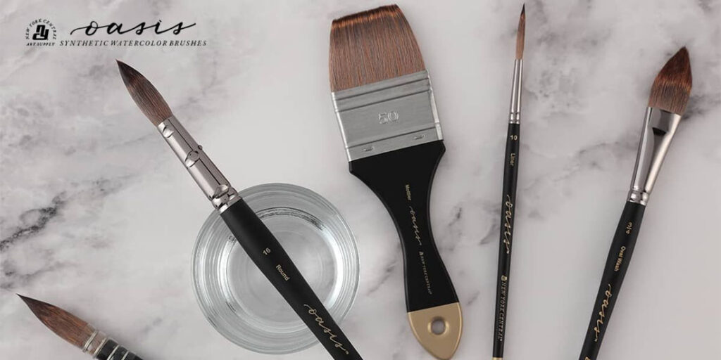 New York Central Oasis Synthetic Premium Brushes - Elite