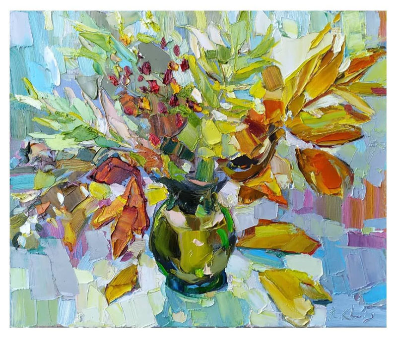 Oil clearance paint painting