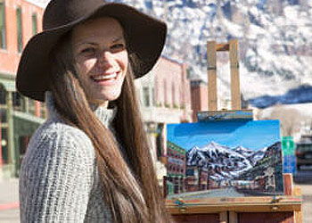 How to Paint Outside in Telluride, Colorado!