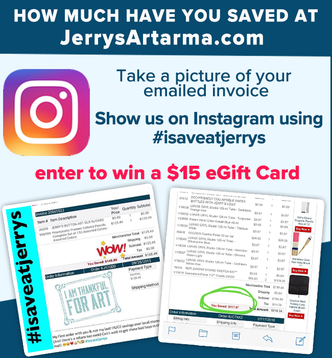 JerrysArtarama.com Instagram Photo Contest