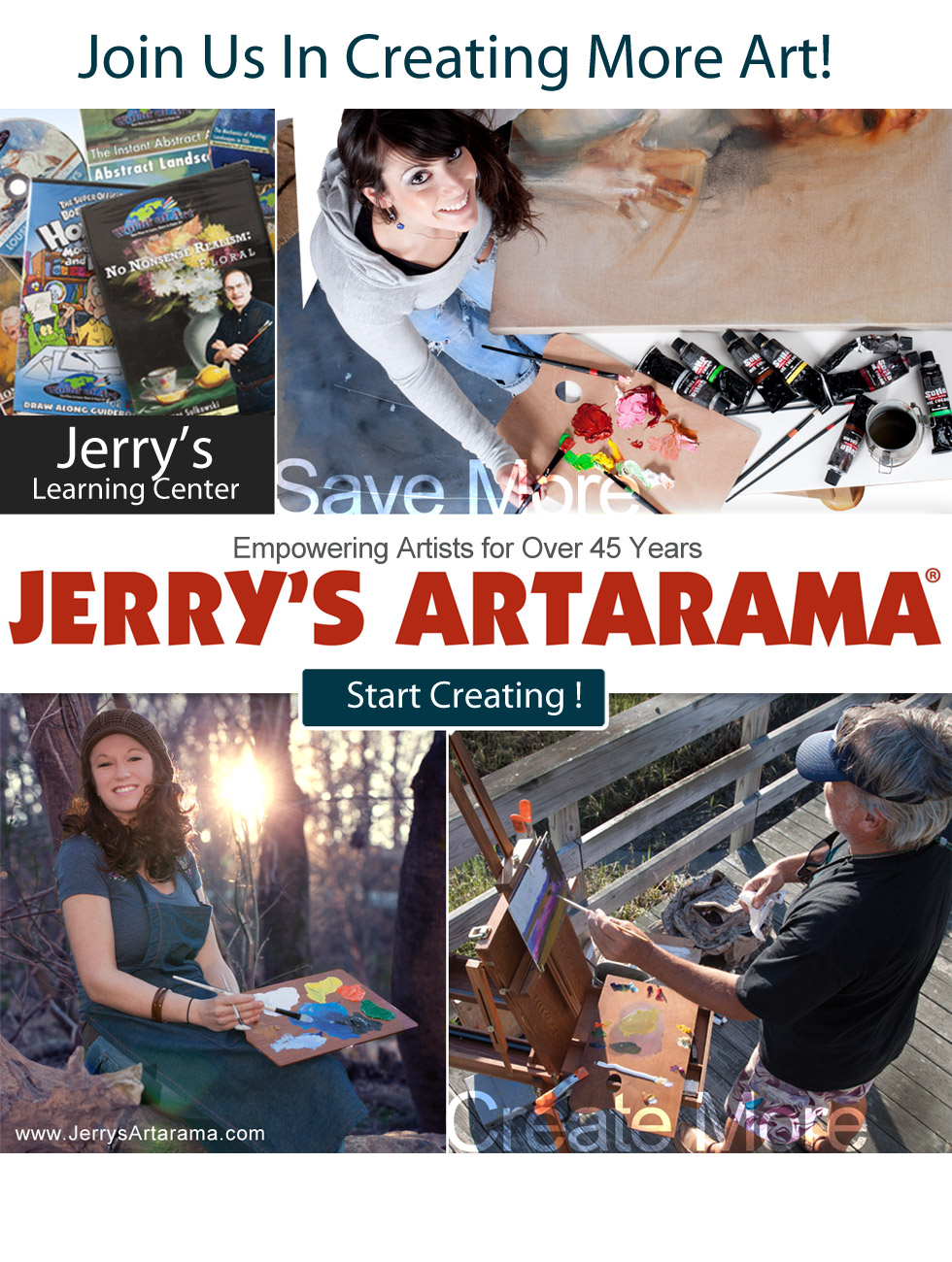 Jerry's Artarama online learning and art center