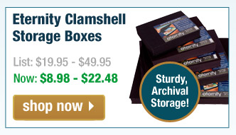 Eternity Archival Clamshell Art Storage Boxes