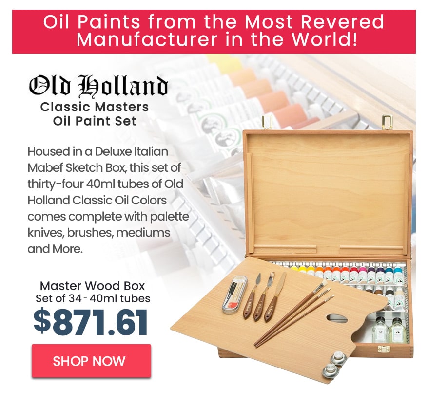 Old Holland Masters Oil Color Wood Box Set