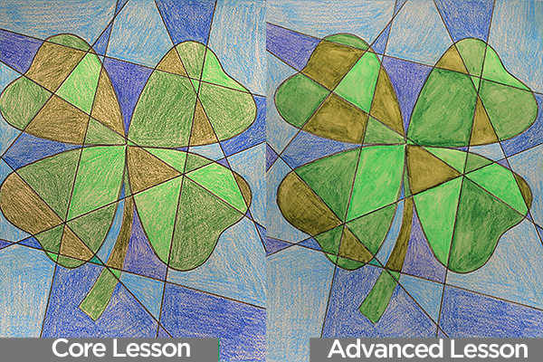 St. Patrick’s Day - Cubist Clover