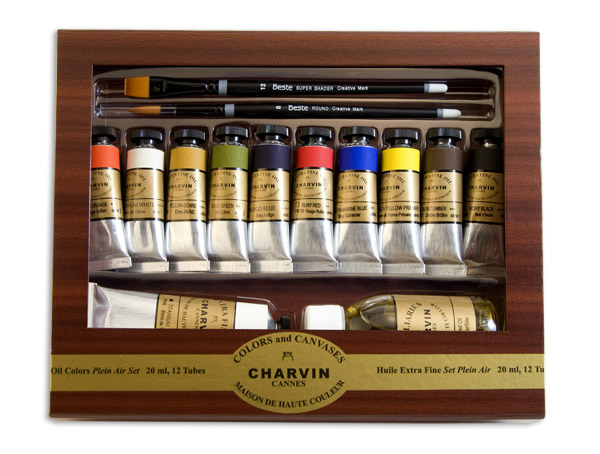 Charvin Extra Fine Oil Plein Air 14 Piece Set