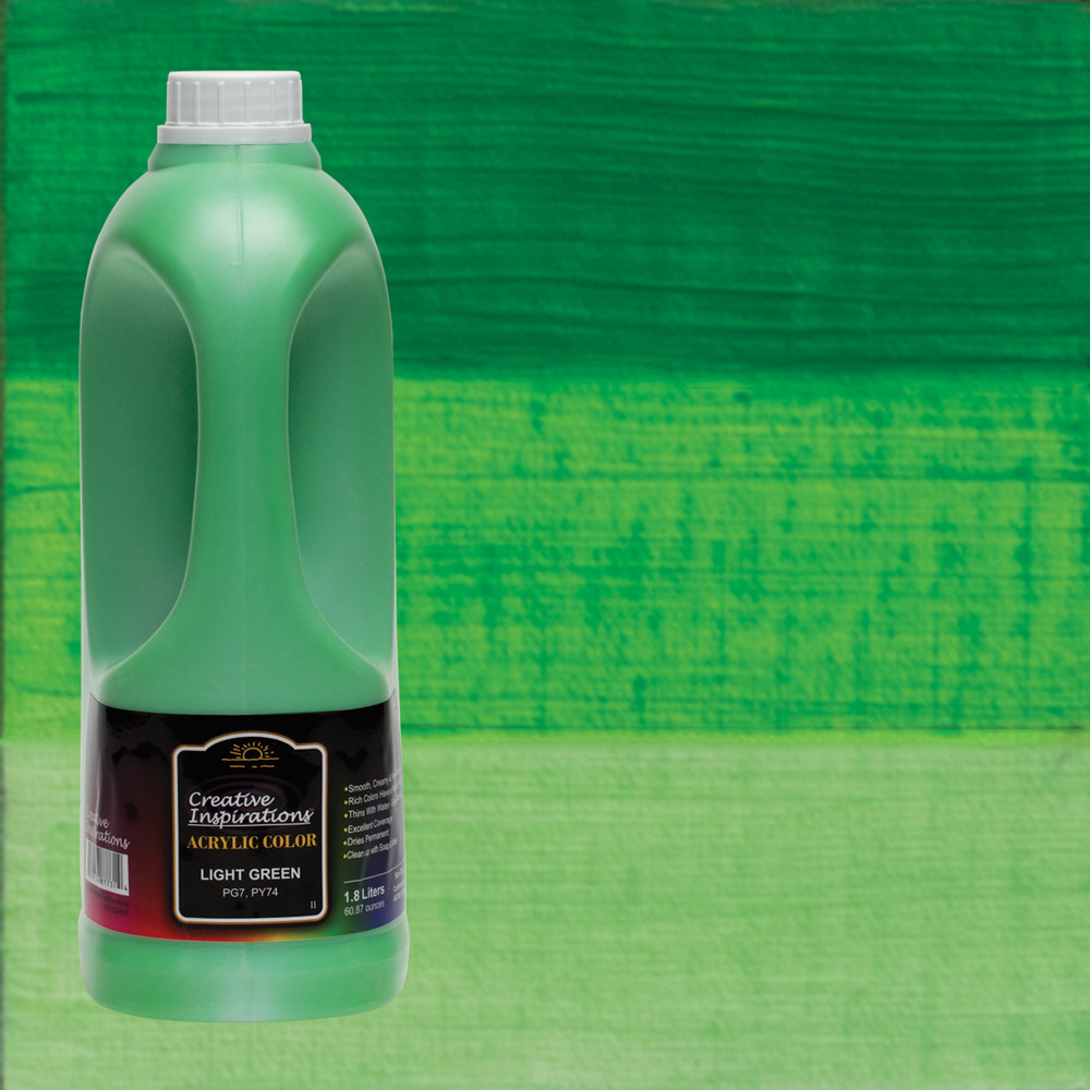 Creative Inspirations Acrylic Paint, Deep Green 500ml Bottle