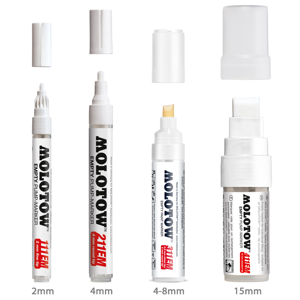 Molotow Empty Markers