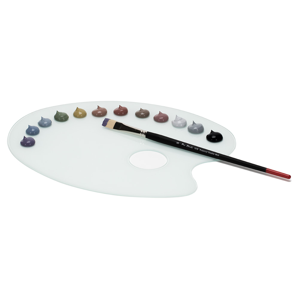 12 Shades of Grey Acrylic Paint Set of 12, 21ml Tubes