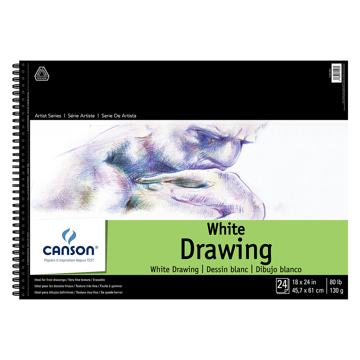 Alvin Drawing Paper University White 18X24 1/2 Ream