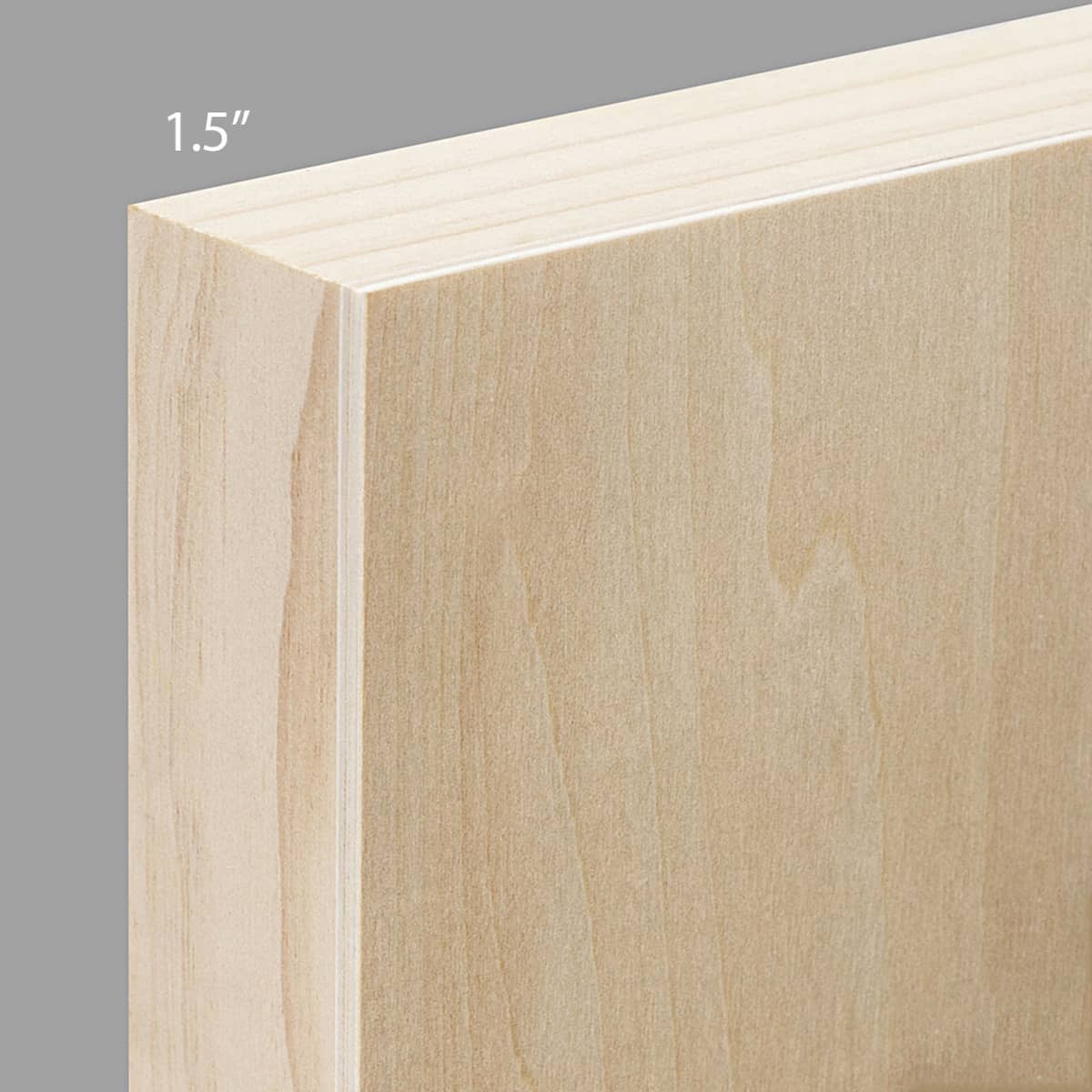 Unprimed Basswood corner detail