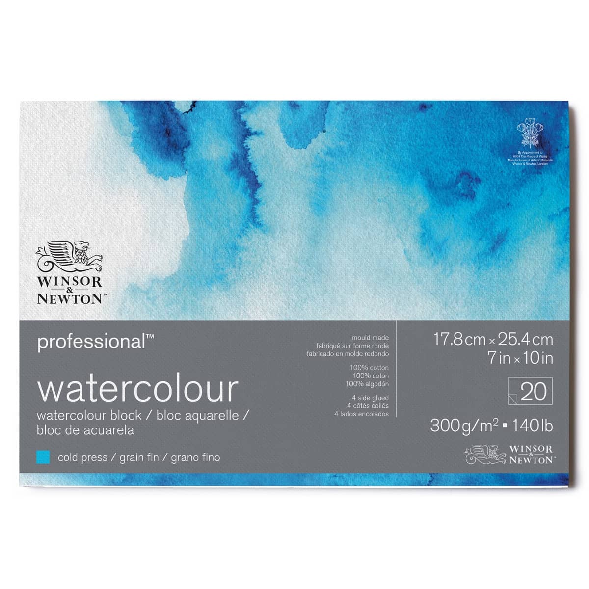 Winsor & Newton Professional Watercolour Blocks 7x10