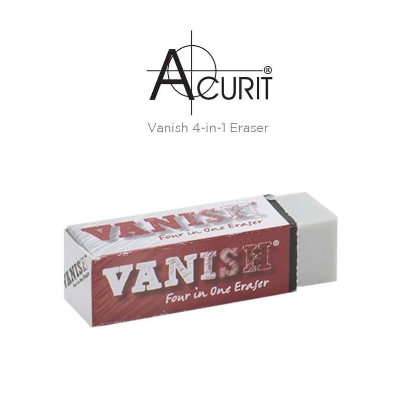 Acurit Vanish Four In One Eraser 4 Pack