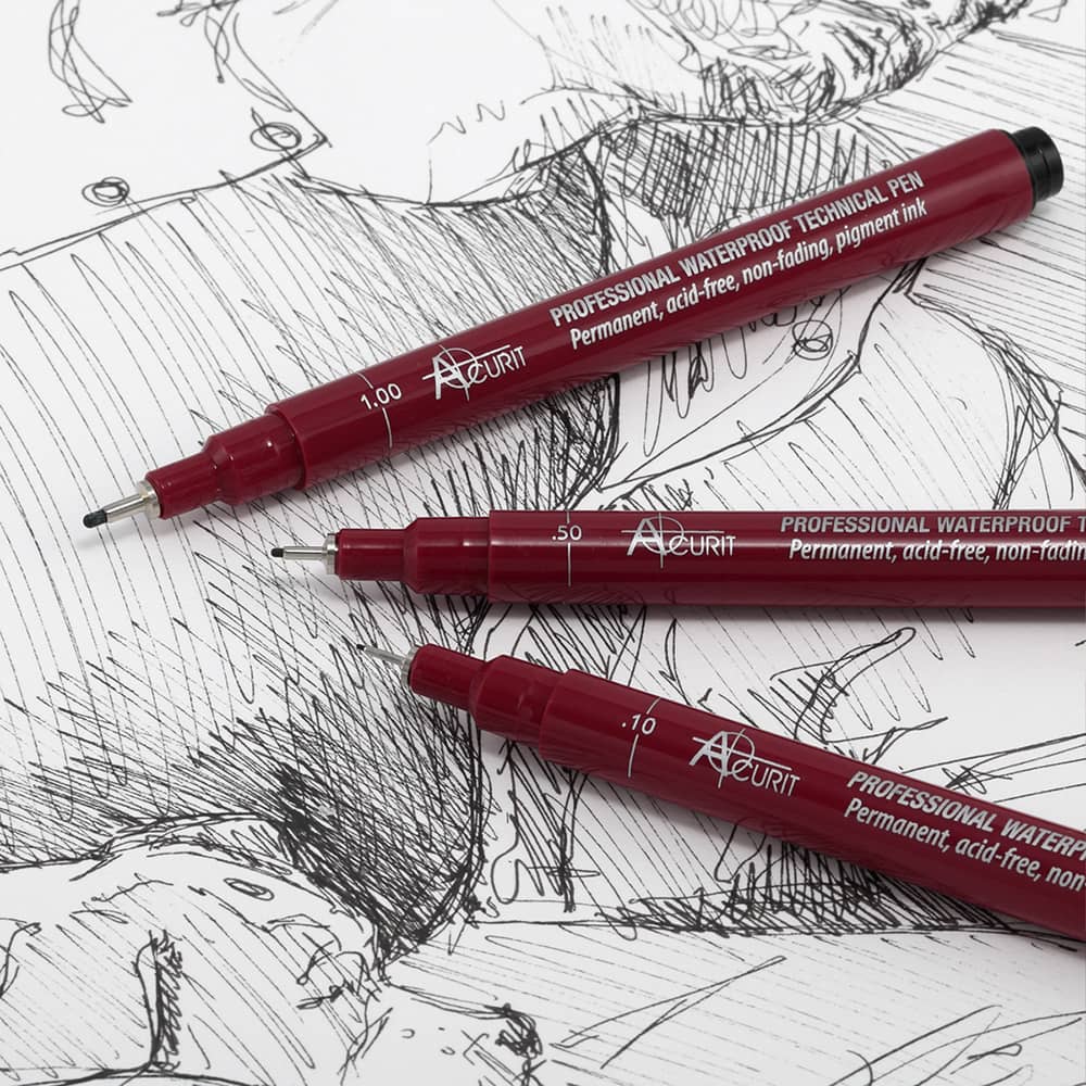 Acurit Waterproof Technical Pens