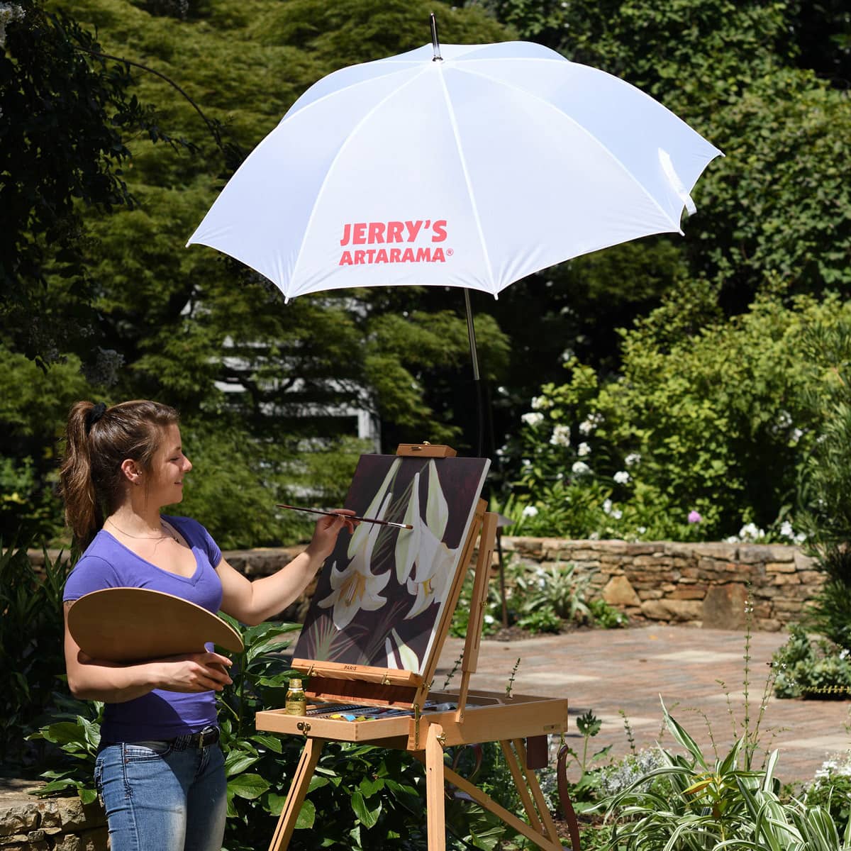 Deluxe Outdoor Adjustable Painting Umbrella By Jerry's