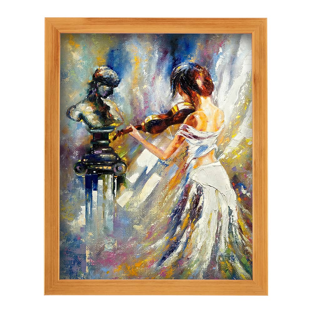 Ambiance Gallery Wood Frame (5x7”, Antique Gold 1-1/2” Deep (Box of 4)