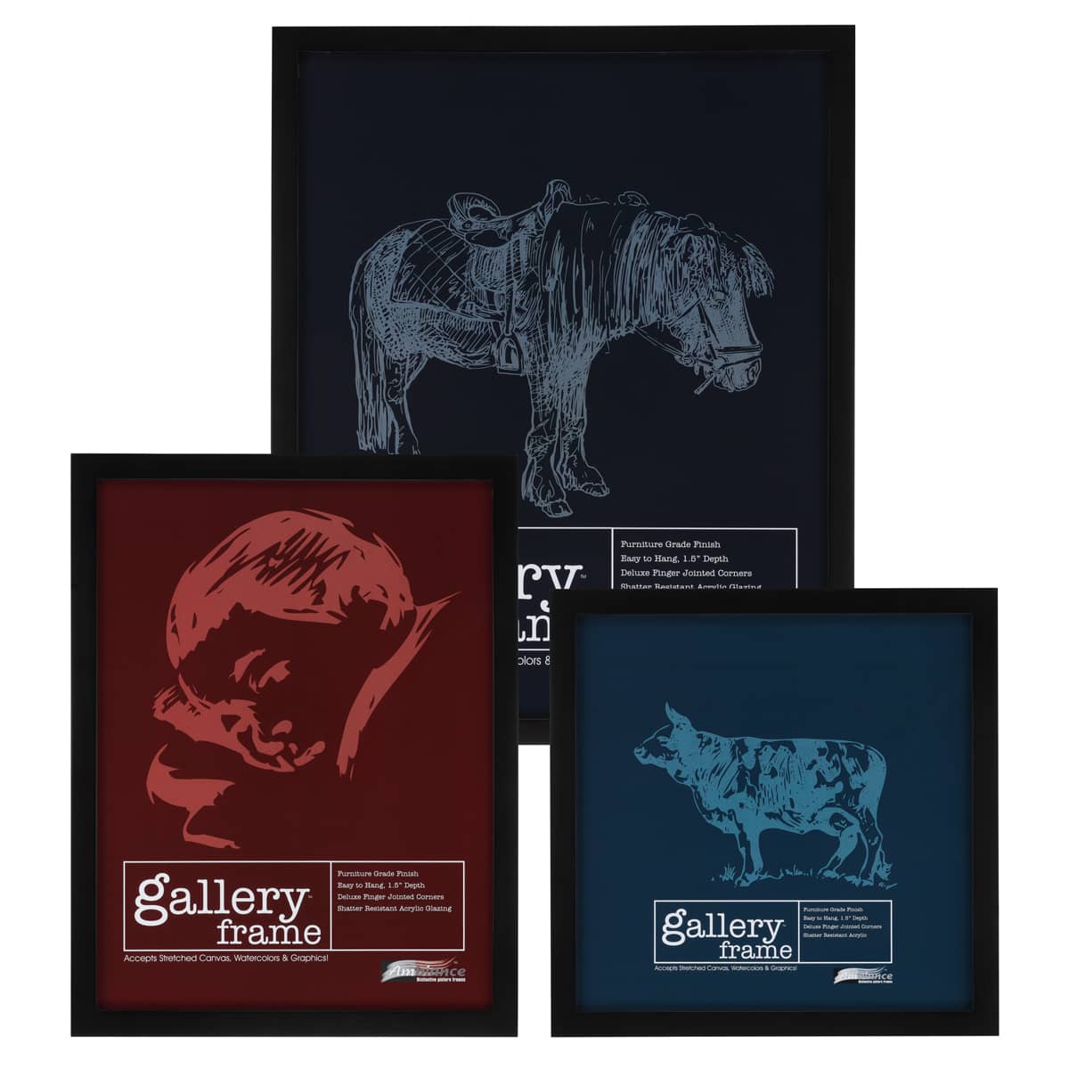 Ambiance Gallery 1-1/2in Deep Wood Frames