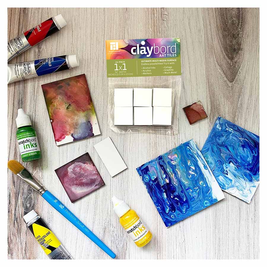 Ampersand Claybord Art Tiles