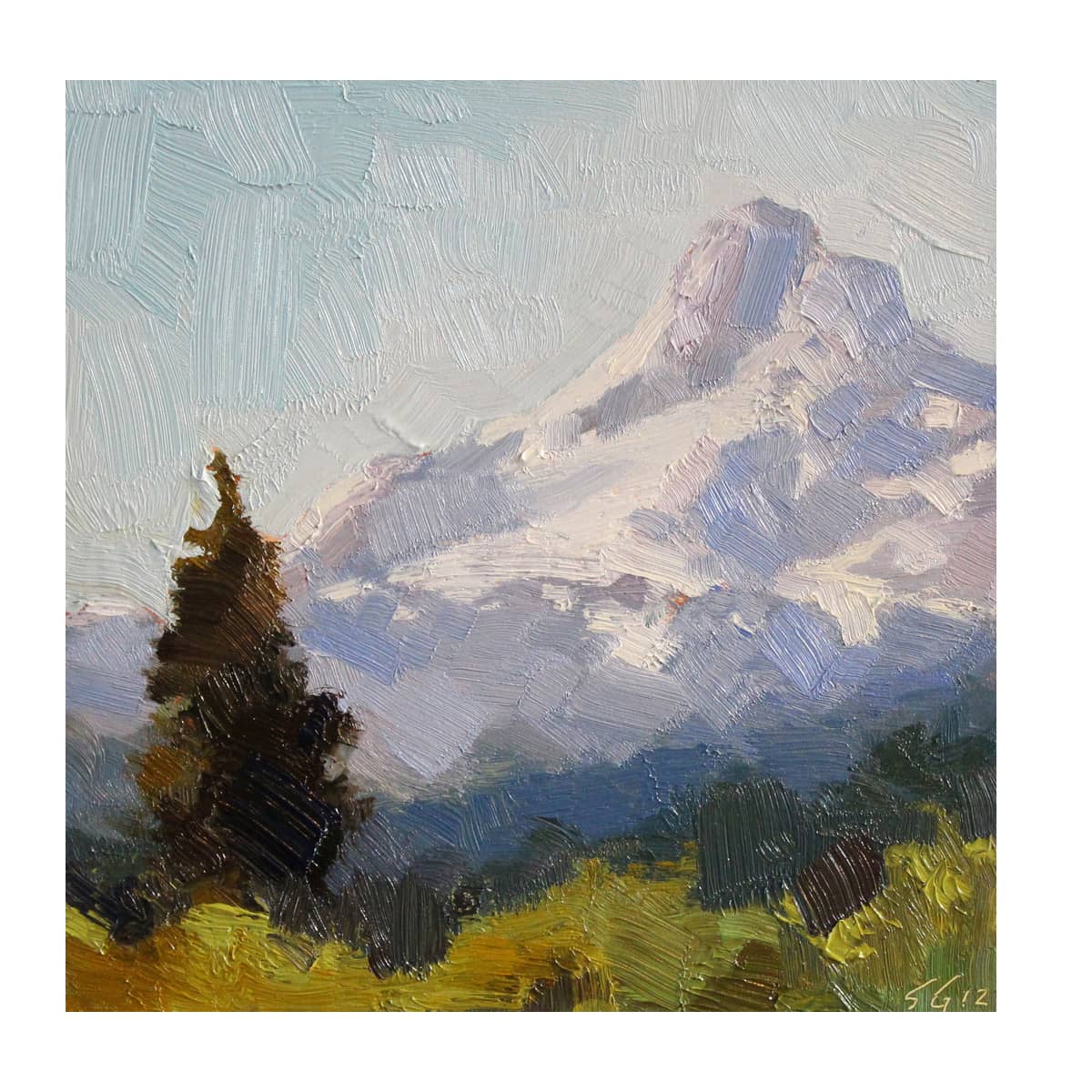 Artwork by Scott Gellatly on Gessobord
