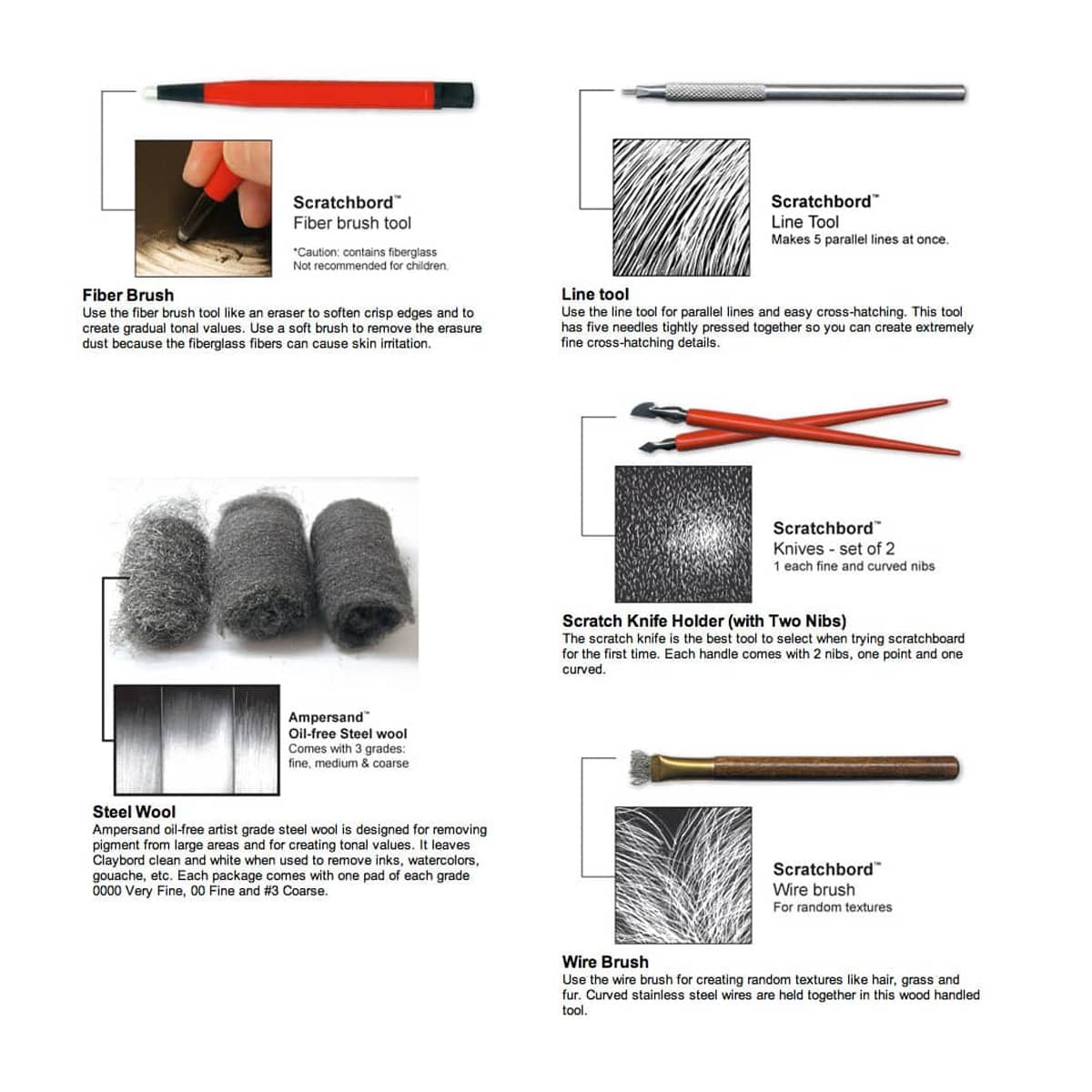 Scratchbord Tools