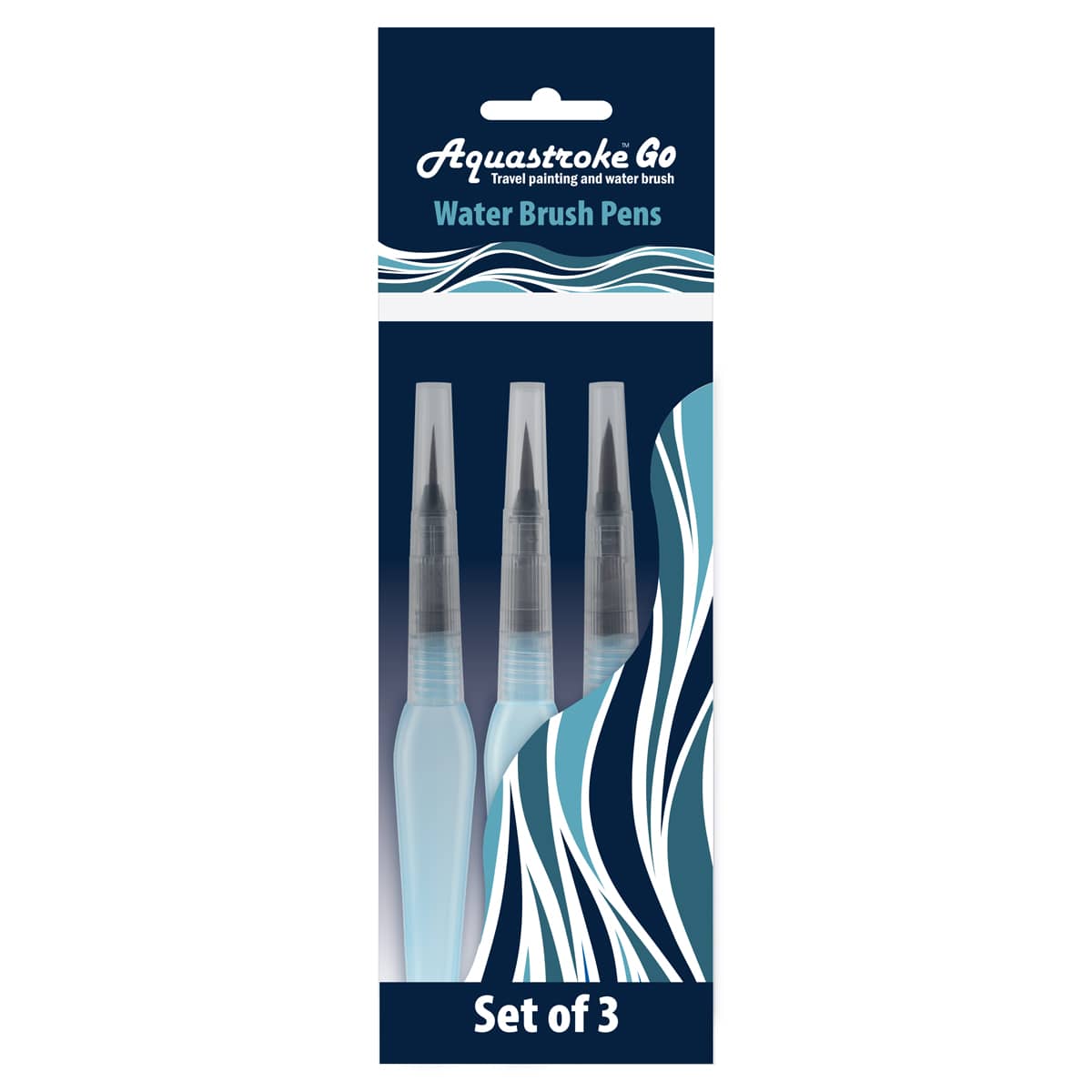 Aquastroke-Go Water Brush Pen Set of 3