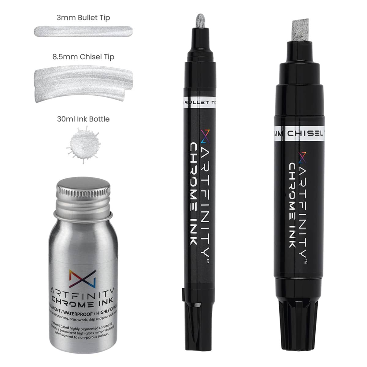 Artfinity® Chrome Markers & Ink