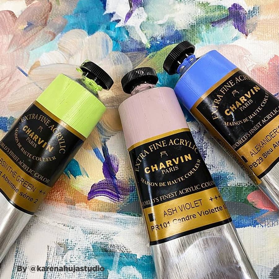 Charvin Extra-Fine Artists’ Acrylic Paints