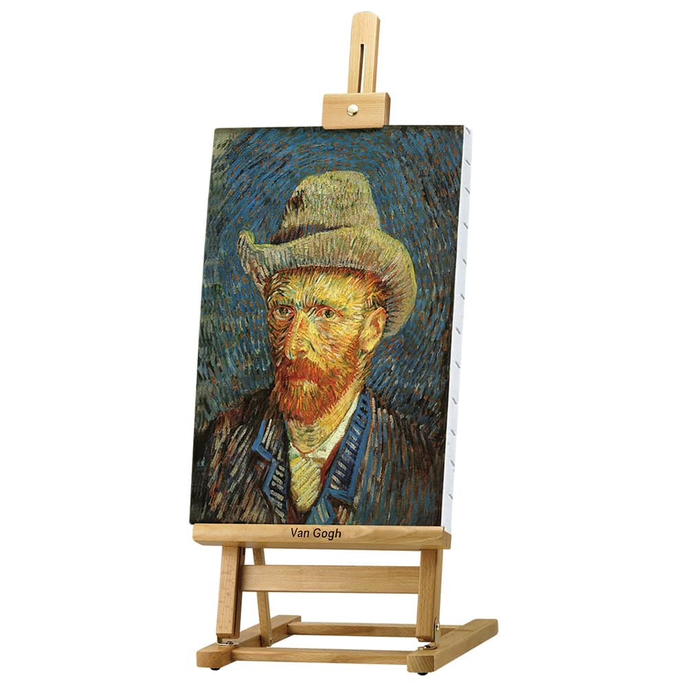 Van Gogh Table & Display Easel Oiled Beechwood Finish